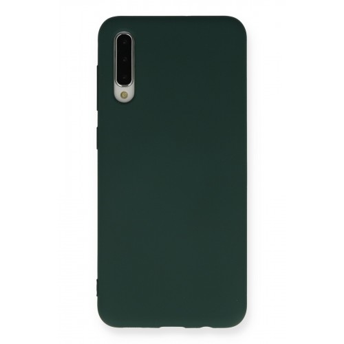 Newface Samsung Galaxy A50S Kılıf Nano içi Kadife Silikon - Koyu Yeşil Newface Samsung Galaxy A50S Kılıf Nano içi Kadife Silikon - Koyu Yeşil