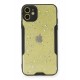 Newface iPhone 12 Kılıf Platin Simli Silikon - Siyah Newface iPhone 12 Kılıf Platin Simli Silikon - Siyah