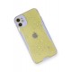 Newface iPhone 12 Kılıf Platin Simli Silikon - Lila Newface iPhone 12 Kılıf Platin Simli Silikon - Lila
