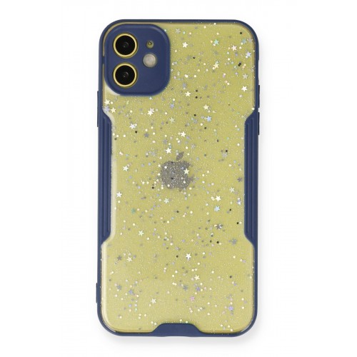 Newface iPhone 12 Mini Kılıf Platin Simli Silikon - Lacivert Newface iPhone 12 Mini Kılıf Platin Simli Silikon - Lacivert
