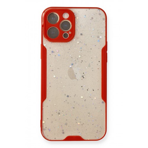 Newface iPhone 12 Pro Max Kılıf Platin Simli Silikon - Kırmızı Newface iPhone 12 Pro Max Kılıf Platin Simli Silikon - Kırmızı