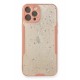 Newface iPhone 12 Pro Max Kılıf Platin Simli Silikon - Pembe Newface iPhone 12 Pro Max Kılıf Platin Simli Silikon - Pembe