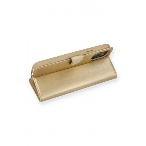 Newface iPhone 11 Pro Kılıf Trend S Plus Kapaklı Kılıf - Gold Newface iPhone 11 Pro Kılıf Trend S Plus Kapaklı Kılıf - Gold