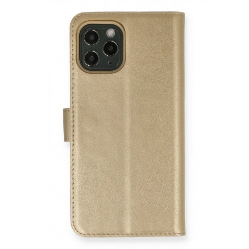 Newface iPhone 11 Pro Kılıf Trend S Plus Kapaklı Kılıf - Gold Newface iPhone 11 Pro Kılıf Trend S Plus Kapaklı Kılıf - Gold