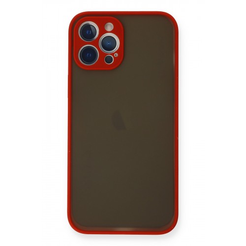 Newface iPhone 12 Pro Kılıf Montreal Silikon Kapak - Kırmızı Newface iPhone 12 Pro Kılıf Montreal Silikon Kapak - Kırmızı