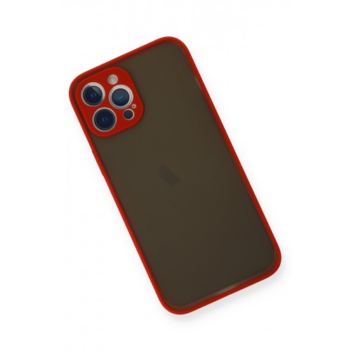 Newface iPhone 12 Pro Kılıf Montreal Silikon Kapak - Kırmızı Newface iPhone 12 Pro Kılıf Montreal Silikon Kapak - Kırmızı