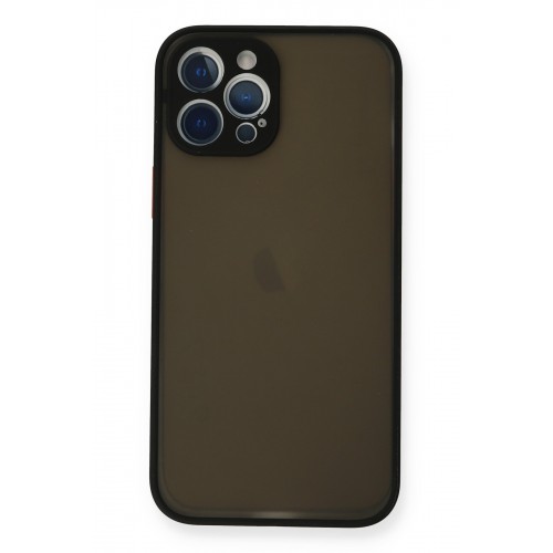 Newface iPhone 12 Pro Max Kılıf Montreal Silikon Kapak - Siyah Newface iPhone 12 Pro Max Kılıf Montreal Silikon Kapak - Siyah