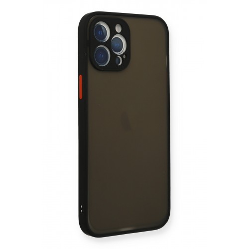Newface iPhone 12 Pro Max Kılıf Montreal Silikon Kapak - Siyah Newface iPhone 12 Pro Max Kılıf Montreal Silikon Kapak - Siyah