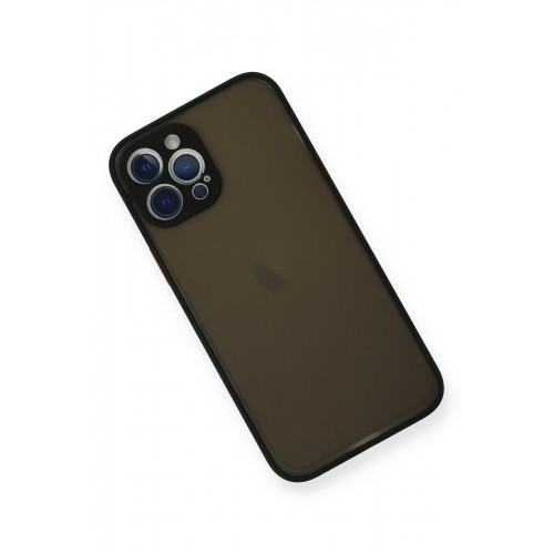 Newface iPhone 12 Pro Max Kılıf Montreal Silikon Kapak - Siyah Newface iPhone 12 Pro Max Kılıf Montreal Silikon Kapak - Siyah