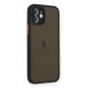 Newface iPhone 12 Mini Kılıf Montreal Silikon Kapak - Siyah Newface iPhone 12 Mini Kılıf Montreal Silikon Kapak - Siyah