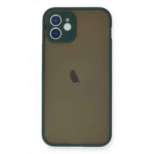 Newface iPhone 12 Mini Kılıf Montreal Silikon Kapak - Yeşil Newface iPhone 12 Mini Kılıf Montreal Silikon Kapak - Yeşil