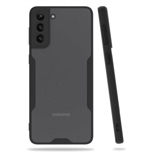 Newface Samsung Galaxy S21 Plus Kılıf Platin Silikon - Siyah Newface Samsung Galaxy S21 Plus Kılıf Platin Silikon - Siyah