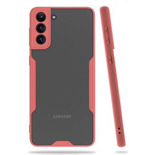 Newface Samsung Galaxy S21 Plus Kılıf Platin Silikon - Pembe Newface Samsung Galaxy S21 Plus Kılıf Platin Silikon - Pembe