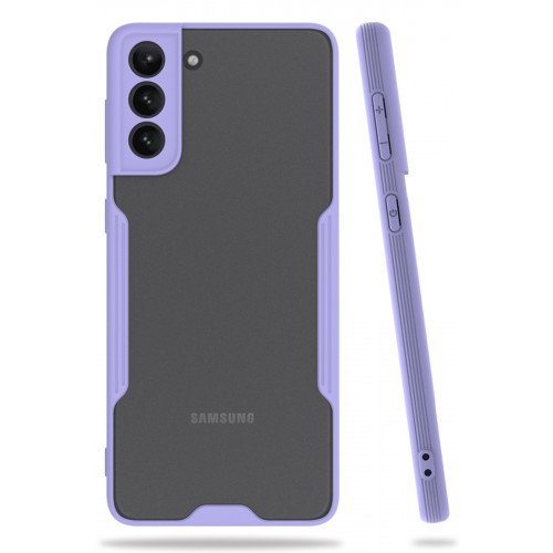 Newface Samsung Galaxy S21 Plus Kılıf Platin Silikon - Lila Newface Samsung Galaxy S21 Plus Kılıf Platin Silikon - Lila