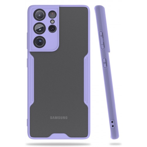 Newface Samsung Galaxy S21 Ultra Kılıf Platin Silikon - Lila Newface Samsung Galaxy S21 Ultra Kılıf Platin Silikon - Lila