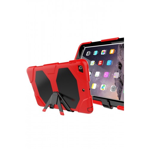 Newface iPad 9.7 (2017) Kılıf Griffin Tablet Kapak - Kırmızı Newface iPad 9.7 (2017) Kılıf Griffin Tablet Kapak - Kırmızı