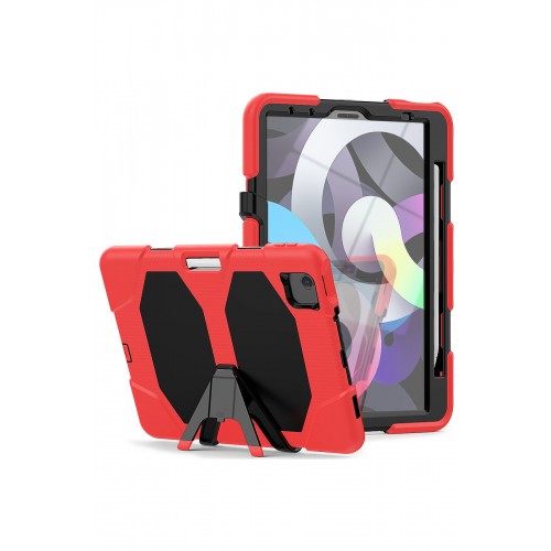 Newface iPad Air 4 10.9 Kılıf Griffin Tablet Kapak - Kırmızı Newface iPad Air 4 10.9 Kılıf Griffin Tablet Kapak - Kırmızı