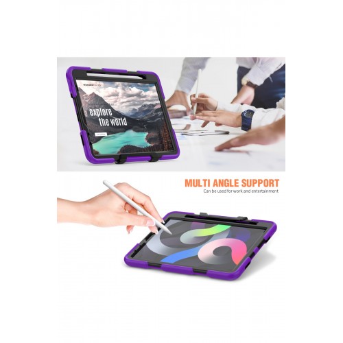 Newface iPad Air 4 10.9 Kılıf Griffin Tablet Kapak - Mor Newface iPad Air 4 10.9 Kılıf Griffin Tablet Kapak - Mor