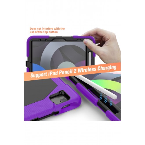 Newface iPad Air 4 10.9 Kılıf Griffin Tablet Kapak - Mor Newface iPad Air 4 10.9 Kılıf Griffin Tablet Kapak - Mor