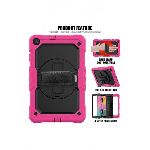 Newface Samsung Galaxy T510 Tab A 10.1 Kılıf Pars Tablet Kapak - Pembe Newface Samsung Galaxy T510 Tab A 10.1 Kılıf Pars Tablet Kapak - Pembe