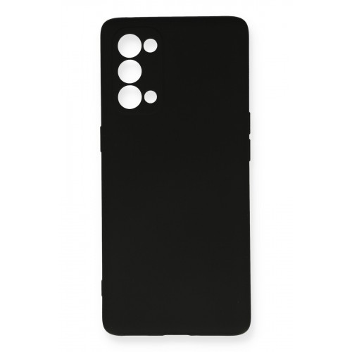 Newface Oppo Reno 5 Kılıf Nano içi Kadife Silikon - Siyah Newface Oppo Reno 5 Kılıf Nano içi Kadife Silikon - Siyah