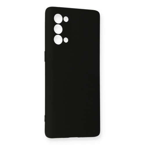 Newface Oppo Reno 5 Kılıf Nano içi Kadife Silikon - Siyah Newface Oppo Reno 5 Kılıf Nano içi Kadife Silikon - Siyah