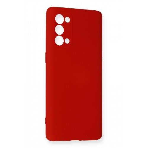 Newface Oppo Reno 5 Pro Kılıf Nano içi Kadife Silikon - Kırmızı Newface Oppo Reno 5 Pro Kılıf Nano içi Kadife Silikon - Kırmızı