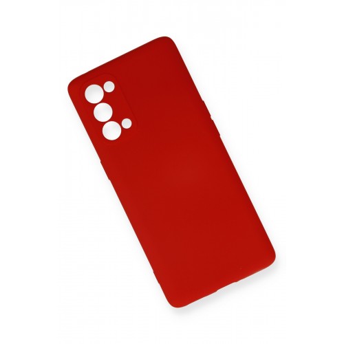 Newface Oppo Reno 5 Pro Kılıf Nano içi Kadife Silikon - Kırmızı Newface Oppo Reno 5 Pro Kılıf Nano içi Kadife Silikon - Kırmızı