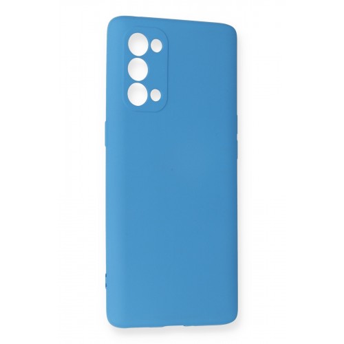 Newface Oppo Reno 5 Pro Kılıf Nano içi Kadife Silikon - Mavi Newface Oppo Reno 5 Pro Kılıf Nano içi Kadife Silikon - Mavi