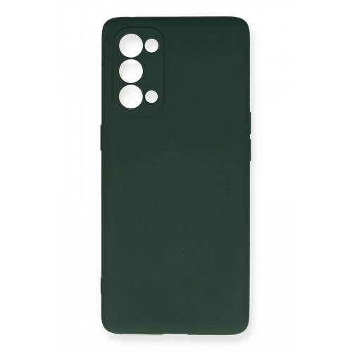 Newface Oppo Reno 5 Pro Kılıf Nano içi Kadife Silikon - Koyu Yeşil Newface Oppo Reno 5 Pro Kılıf Nano içi Kadife Silikon - Koyu Yeşil