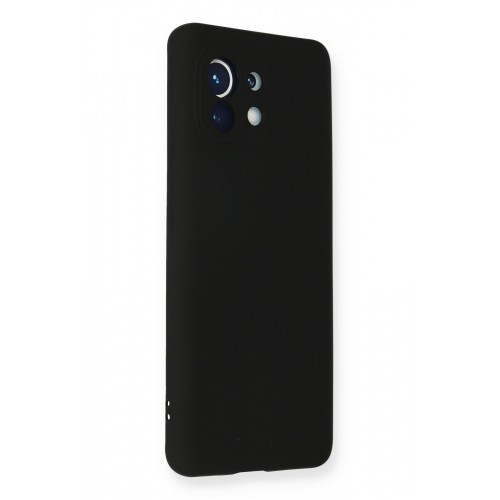 Newface Xiaomi Mi 11 Kılıf Nano içi Kadife Silikon - Siyah Newface Xiaomi Mi 11 Kılıf Nano içi Kadife Silikon - Siyah