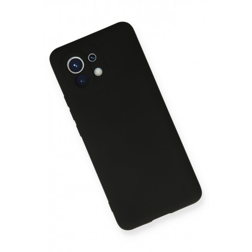 Newface Xiaomi Mi 11 Kılıf Nano içi Kadife Silikon - Siyah Newface Xiaomi Mi 11 Kılıf Nano içi Kadife Silikon - Siyah