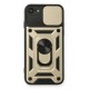 Newface iPhone 7 Kılıf Pars Lens Yüzüklü Silikon - Gold Newface iPhone 7 Kılıf Pars Lens Yüzüklü Silikon - Gold