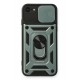 Newface iPhone 8 Kılıf Pars Lens Yüzüklü Silikon - Yeşil Newface iPhone 8 Kılıf Pars Lens Yüzüklü Silikon - Yeşil
