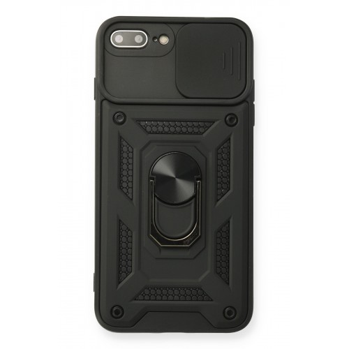 Newface iPhone 8 Plus Kılıf Pars Lens Yüzüklü Silikon - Siyah Newface iPhone 8 Plus Kılıf Pars Lens Yüzüklü Silikon - Siyah