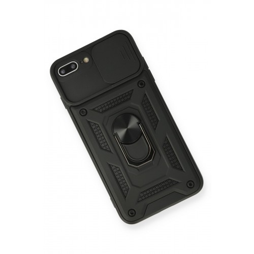 Newface iPhone 8 Plus Kılıf Pars Lens Yüzüklü Silikon - Siyah Newface iPhone 8 Plus Kılıf Pars Lens Yüzüklü Silikon - Siyah