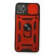 Newface iPhone 11 Pro Kılıf Pars Lens Yüzüklü Silikon - Kırmızı Newface iPhone 11 Pro Kılıf Pars Lens Yüzüklü Silikon - Kırmızı