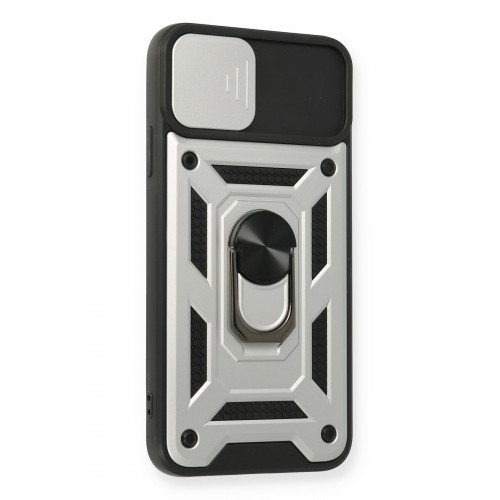 Newface iPhone 11 Pro Kılıf Pars Lens Yüzüklü Silikon - Gümüş Newface iPhone 11 Pro Kılıf Pars Lens Yüzüklü Silikon - Gümüş