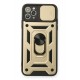 Newface iPhone 11 Pro Max Kılıf Pars Lens Yüzüklü Silikon - Gold Newface iPhone 11 Pro Max Kılıf Pars Lens Yüzüklü Silikon - Gold