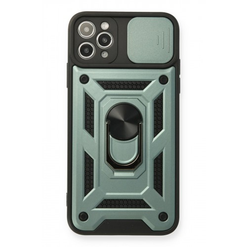Newface iPhone 11 Pro Max Kılıf Pars Lens Yüzüklü Silikon - Yeşil Newface iPhone 11 Pro Max Kılıf Pars Lens Yüzüklü Silikon - Yeşil