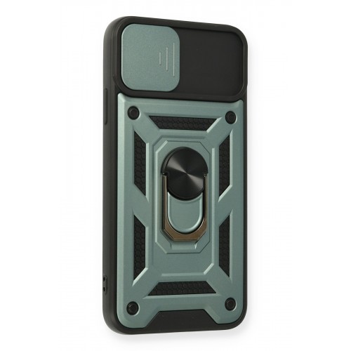 Newface iPhone 11 Pro Max Kılıf Pars Lens Yüzüklü Silikon - Yeşil Newface iPhone 11 Pro Max Kılıf Pars Lens Yüzüklü Silikon - Yeşil