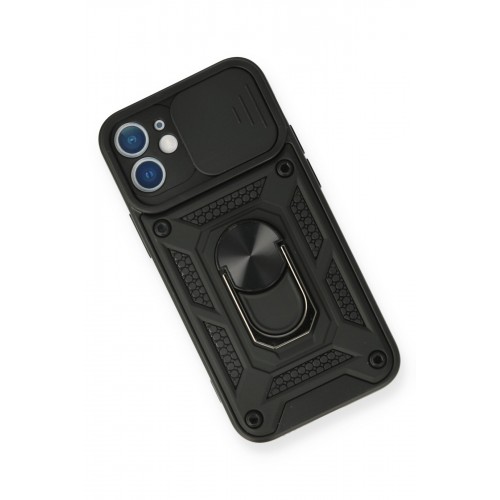 Newface iPhone 12 Kılıf Pars Lens Yüzüklü Silikon - Siyah Newface iPhone 12 Kılıf Pars Lens Yüzüklü Silikon - Siyah