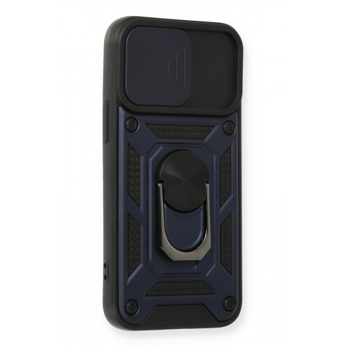 Newface iPhone 12 Kılıf Pars Lens Yüzüklü Silikon - Lacivert Newface iPhone 12 Kılıf Pars Lens Yüzüklü Silikon - Lacivert
