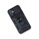 Newface iPhone 12 Mini Kılıf Pars Lens Yüzüklü Silikon - Lacivert Newface iPhone 12 Mini Kılıf Pars Lens Yüzüklü Silikon - Lacivert
