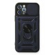 Newface iPhone 12 Pro Kılıf Pars Lens Yüzüklü Silikon - Lacivert Newface iPhone 12 Pro Kılıf Pars Lens Yüzüklü Silikon - Lacivert