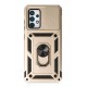 Newface Samsung Galaxy A52 Kılıf Pars Lens Yüzüklü Silikon - Gold Newface Samsung Galaxy A52 Kılıf Pars Lens Yüzüklü Silikon - Gold