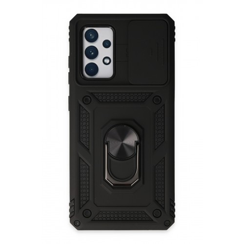 Newface Samsung Galaxy A72 Kılıf Pars Lens Yüzüklü Silikon - Siyah Newface Samsung Galaxy A72 Kılıf Pars Lens Yüzüklü Silikon - Siyah
