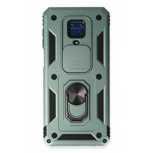 Newface Xiaomi Redmi Note 9S Kılıf Pars Lens Yüzüklü Silikon - Yeşil Newface Xiaomi Redmi Note 9S Kılıf Pars Lens Yüzüklü Silikon - Yeşil