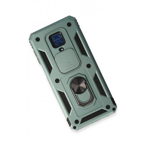Newface Xiaomi Redmi Note 9S Kılıf Pars Lens Yüzüklü Silikon - Yeşil Newface Xiaomi Redmi Note 9S Kılıf Pars Lens Yüzüklü Silikon - Yeşil