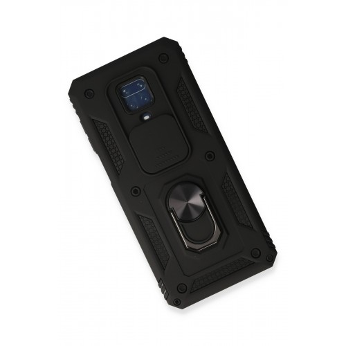 Newface Xiaomi Redmi Note 9 Pro Kılıf Pars Lens Yüzüklü Silikon - Siyah Newface Xiaomi Redmi Note 9 Pro Kılıf Pars Lens Yüzüklü Silikon - Siyah